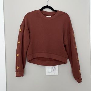Mate the label Harvey sweater size s tobacco color